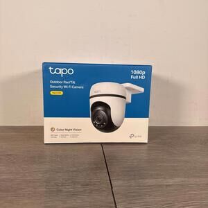Tapo 1080P Outdoor Wired Pan/Tilt Security Wi-Fi Camera, 360° View, Motion Track
